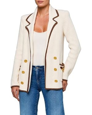 L'Agence Ranch Knit Blazer - Natural