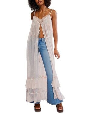 Free People Star Of The Show Midi Slip - Blue