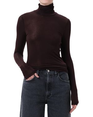 Agolde Pascale Turtleneck - Black