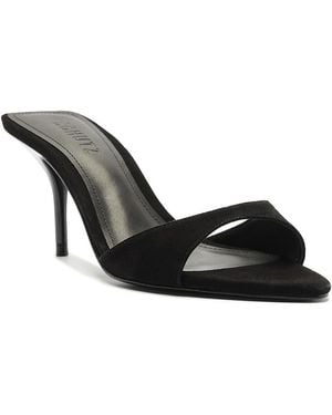 SCHUTZ SHOES Elodie Suede Pointed Sandals - Black