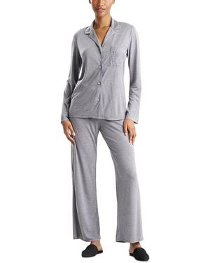 Natori Shangri La Pajama Set - Gray