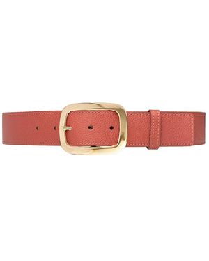 VAINCOURT La Captivante Leather Belt - Pink