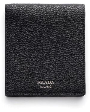 Prada Leather Wallet - Black