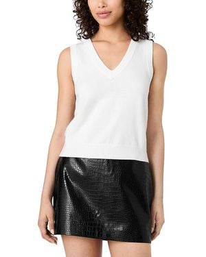French Connection Willa Knit Vest - White
