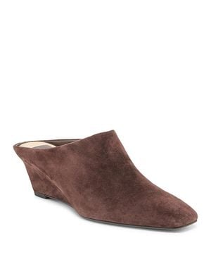 Dolce Vita Hilah Wedge Mules - Brown