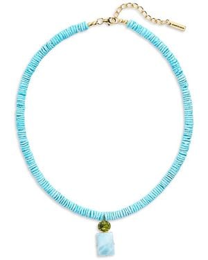 Jennifer Behr Alette Necklace, 16-18 - Blue