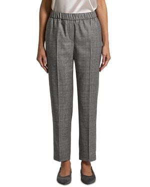 Peserico Wool Flannel Pants - Gray