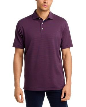 Peter Millar Hales Performance Jersey Polo - Purple