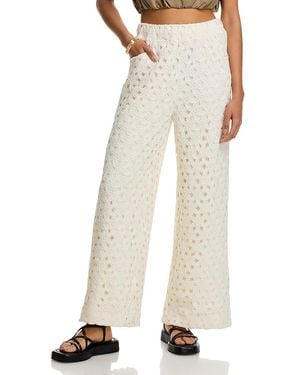 Line & Dot Bowen Crocheted Pants - White