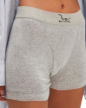 Free People We The Free Boxer Brief - Gray