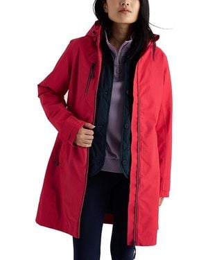 Seasalt Cornwall Coverack Raincoat - Red
