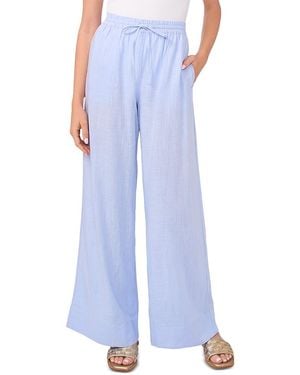 1.STATE Wide Leg Casual Pants - Blue
