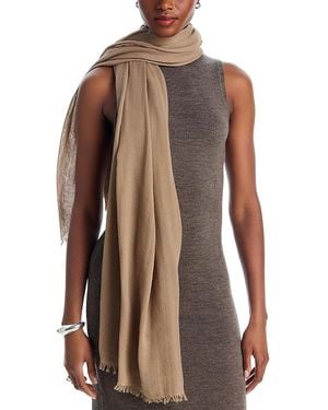 Vince Gauze Cotton Wrap - Brown