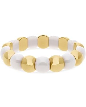 ’ROBERTO DEMEGLIO Dama Aura Ceramic Slip On Statement Bracelet - Metallic