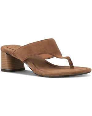 Vagabond Shoemakers Evie Suede Block Heel Sandals - Brown