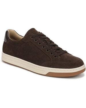 Vince Caspian Lace Up Suede Sneaker - Brown