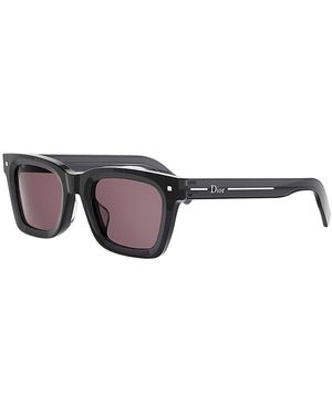 Dior Line Square Sunglasses, 52Mm - Brown