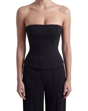 HEIRESS BEVERLY HILLS The Contour Corset Top - Black
