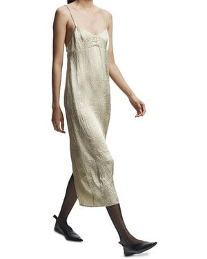 Saint Art Cannon Midi Shift Dress - Natural