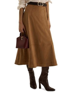 FAVORITE DAUGHTER The Aspen Midi Skirt - Brown