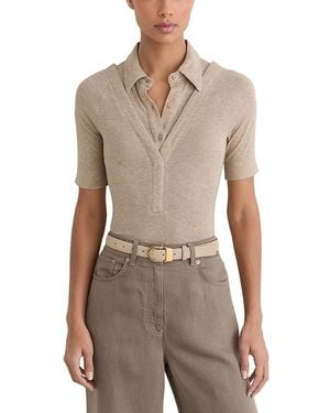 Reiss Shona Layered Look Top - Multicolor