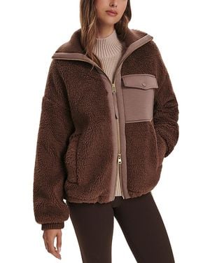 Varley Lowell Sherpa Jacket - Brown