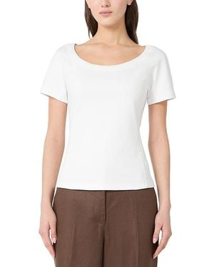 Weekend by Maxmara Wkdmultig Fitted Top - White