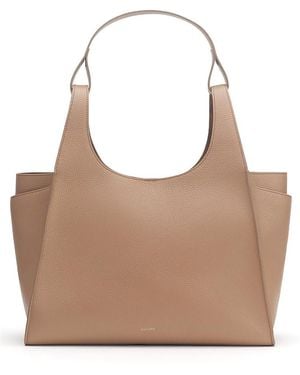 Cuyana Double Loop Satchel - Brown