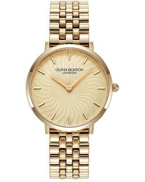 Olivia Burton Radiant Sun Watch, 35Mm - Metallic