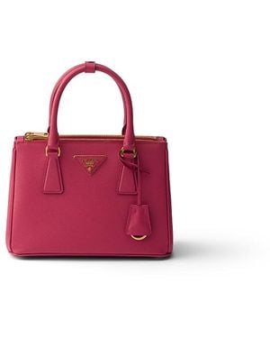 Prada Galleria Small Saffiano Leather Bag - Pink