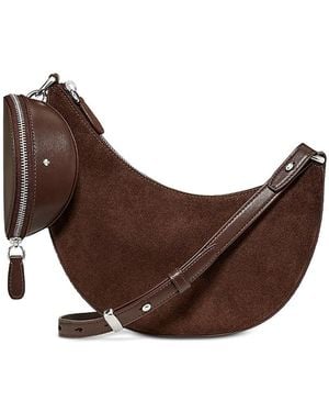 Kate Spade Duo Suede Crossbody - Brown