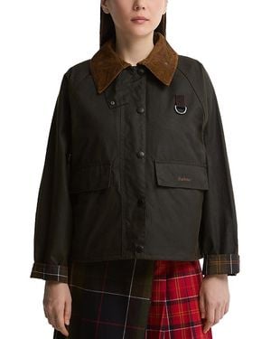 Barbour Spey Waxed Cotton Jacket - Black
