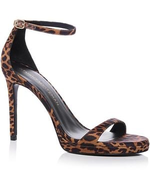 Stuart Weitzman Nudist Platform Sandals - Multicolor
