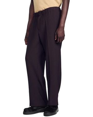 Sandro Wide Leg Pants - Blue