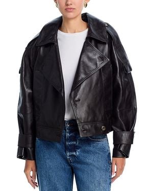 A.L.C. A. L.C. Miles Leather Jacket - Black