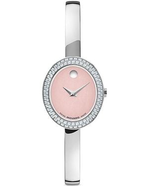 Movado Museum Watch, 22Mm X 26Mm - White