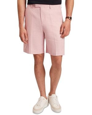 Ted Baker Givran Slim Fit Linen Shorts - Pink