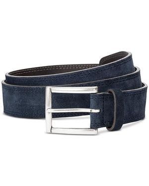 Allen Edmonds Bourbon Street Leather Belt - Blue