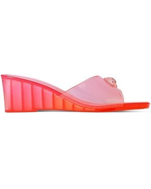 Kurt Geiger Maddison Wedge Mule Sandals - Pink