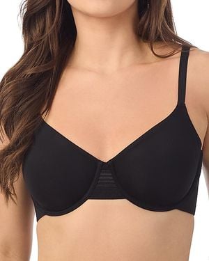 Le Mystere Second Skin Minimizer Bra - Black