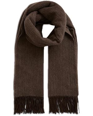 Reiss Picton Wool Scarf - Black