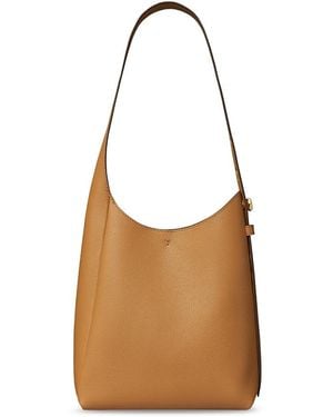 Tory Burch Romy Leather Hobo Bag - Brown
