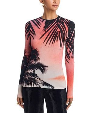 Rabanne Haut Long Sleeve Top - Red