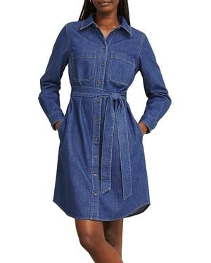 Hobbs Francesca Denim Dress - Blue