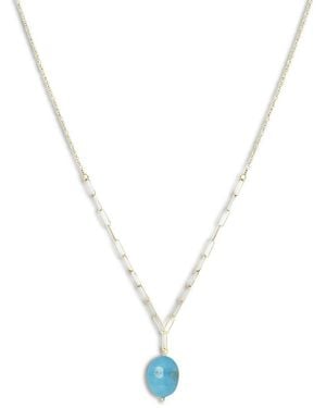 Bloomingdale's Fine Collection Rope & Paperclip Necklace - Metallic