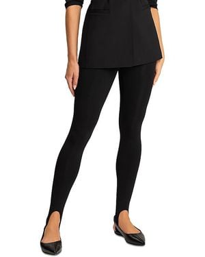 Commando Neoprene Stirrup Leggings - Black