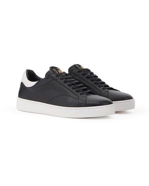 Lanvin Ddb0 Leather Sneakers - Black