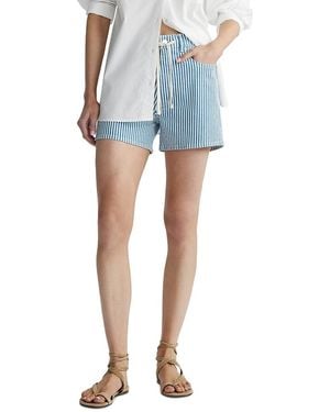 DL1961 Taylor Relaxed High Rise Shorts - Blue