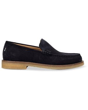 BOSS By Hugo Kope Mocc Suede Moccasins - Blue