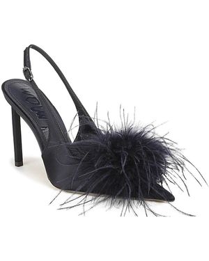 Sam Edelman Tegan Feather Slingback Pumps - Black